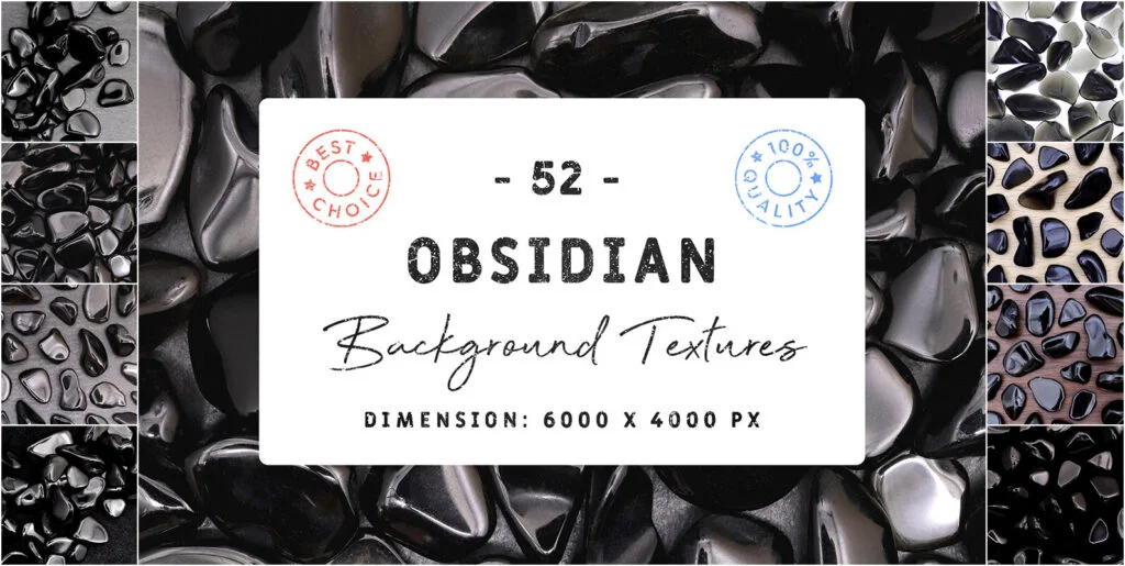 52 Obsidian Background Textures Graphics - Image 2