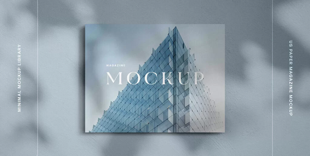 Landscape US Letter Magazine Mockup Graphics - Image 2