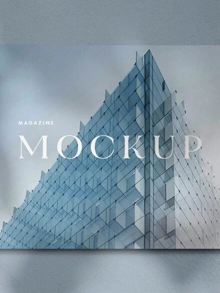 Landscape US Letter Magazine Mockup Graphics - Image 1