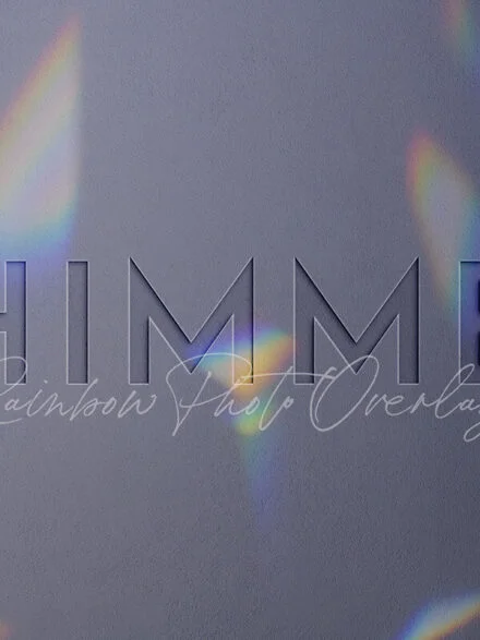 Shimmer Rainbow Photo Overlays Graphics - Image 11