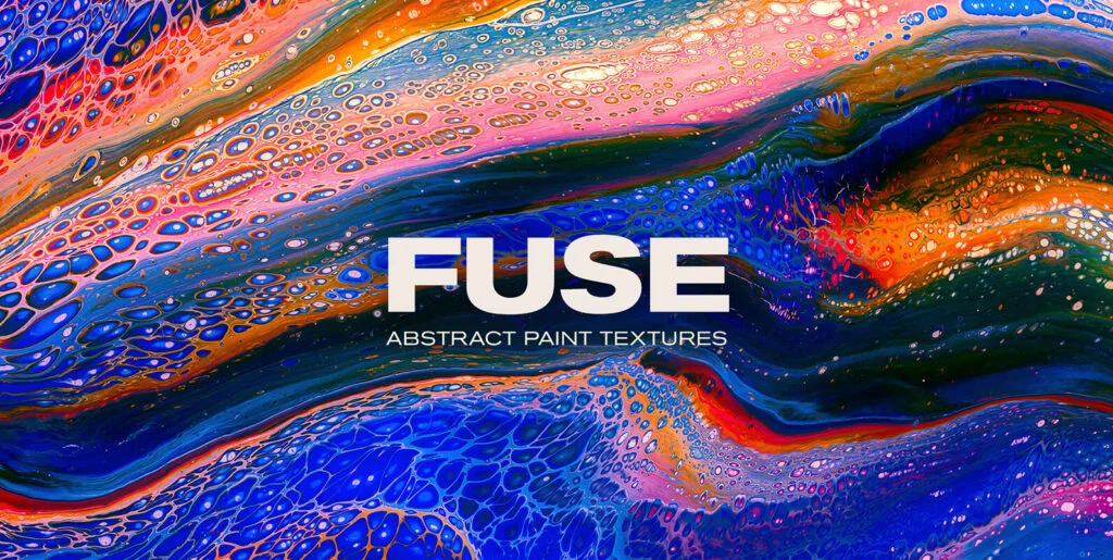 Fuse – Abstract Paint Textures Graphics - Image 1