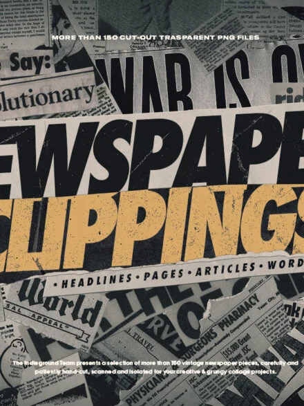 Newspaper Clippings Graphics - Image 7