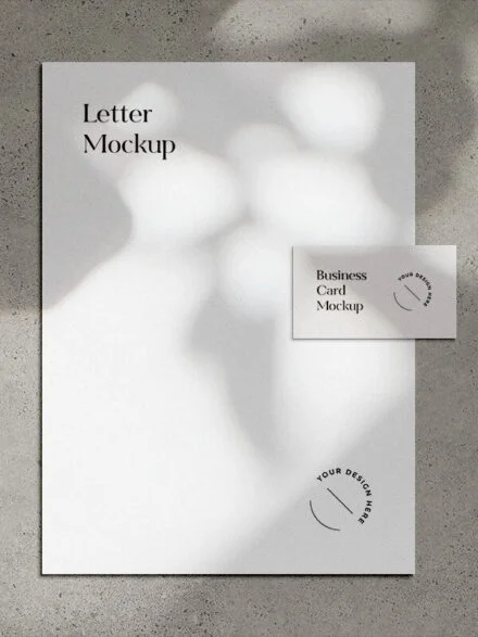 US Letter & Business Card Mockup Graphics - Image 12