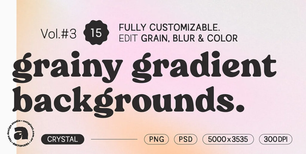 Grainy Gradient Backgrounds #3 Graphics - Image 2