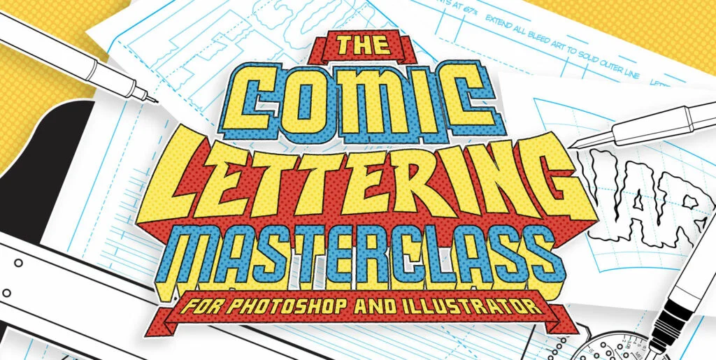 The Comic Lettering Masterclass for Photoshop and Illustrator Graphics - Image 2