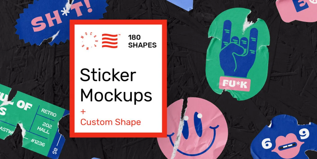 Sticker Mockups – Shape Generator Graphics - Image 1