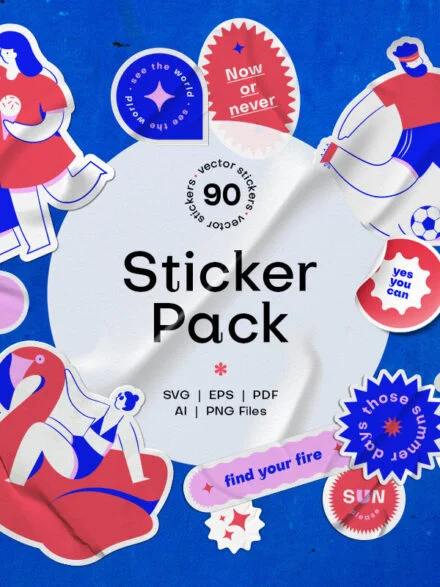 Summer Sticker Pack Graphics - Image 3
