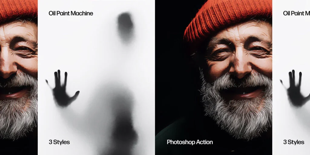 Oil Paint Machine Action Graphics - Image 1