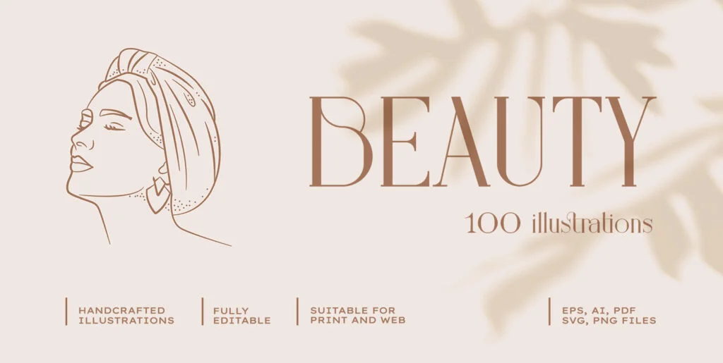 Beauty Illustration Set Graphics - Image 2