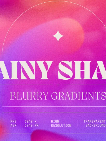 Grainy Shapes and Blurry Gradients Collection Graphics - Image 8