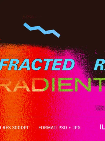 Refracted Ray Gradient Textures Graphics - Image 1