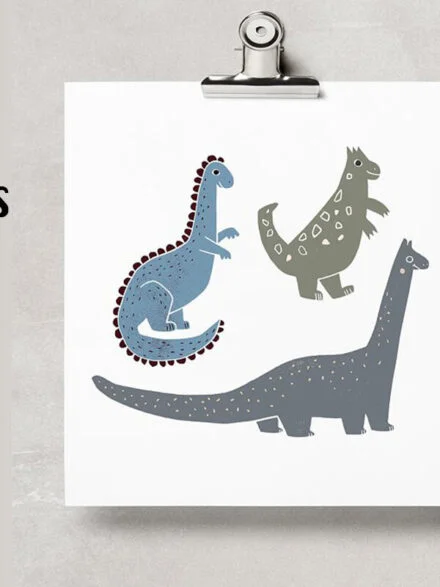 Cute Dinosaurs Graphics - Image 1