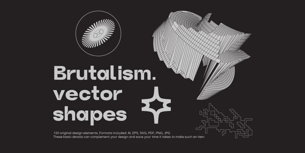 Brutalism Vector Shapes Graphics - Image 2