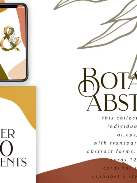 Botanical Abstract Collection Graphics - Image 6