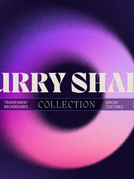 Blurry Gradient Shapes Collection Graphics - Image 2