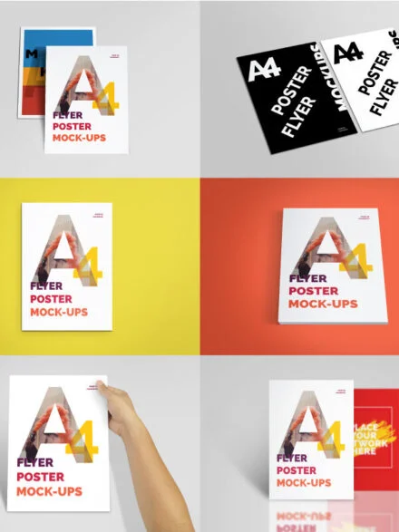 A4 Poster Flyer Mockups Graphics - Image 6