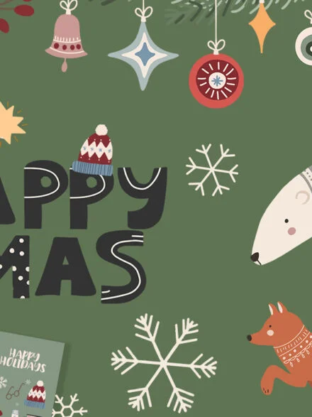 HAPPY XMAS Art Set Graphics - Image 7