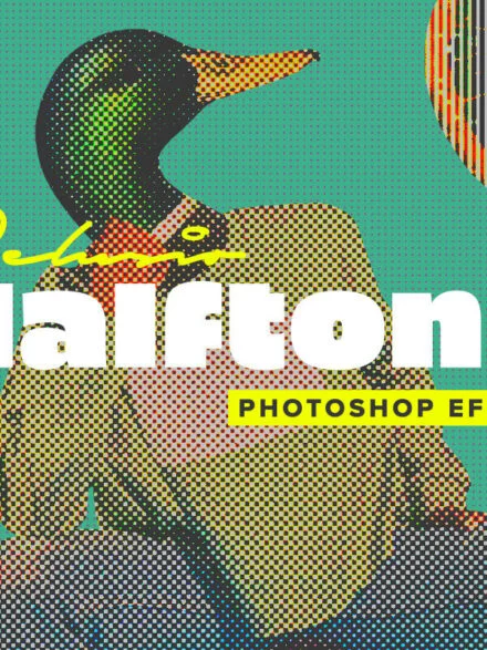 Delusio Halftone Photoshop Effect Graphics - Image 9