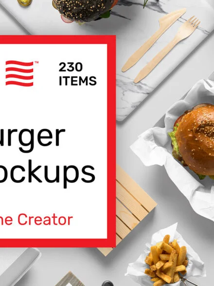 Burger Mockups – Scene Creator Graphics - Image 1