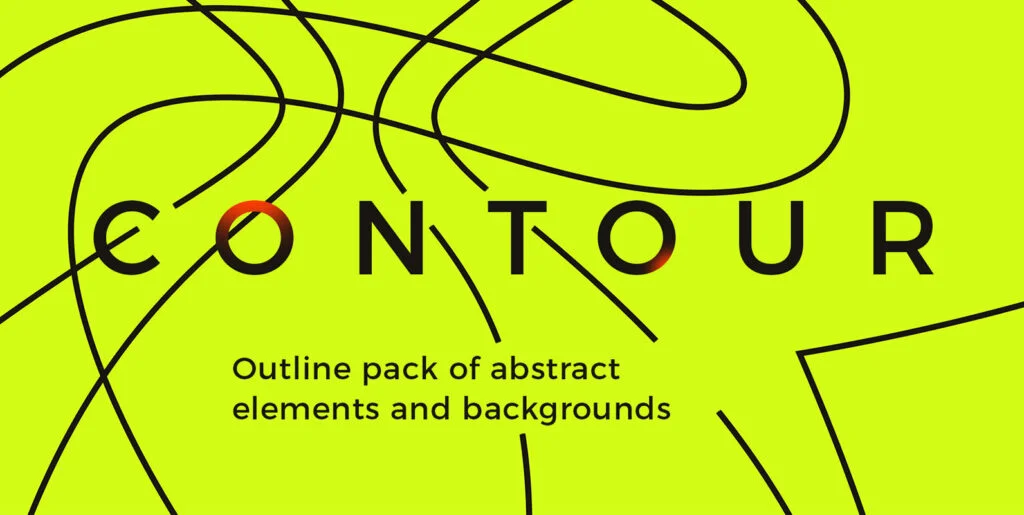 Contour – Edgy Vector Illustration Graphics - Image 1