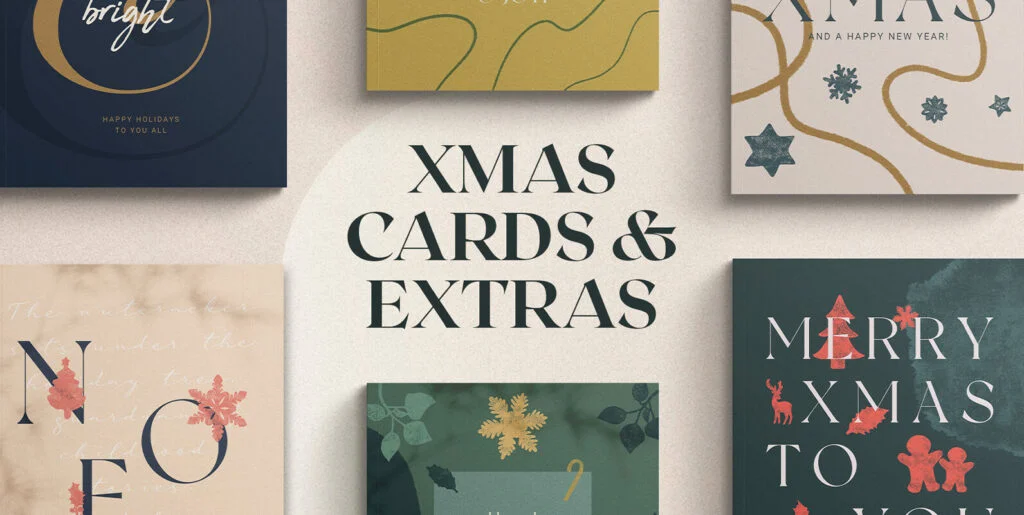 Christmas Card Templates & Extras Graphics - Image 2