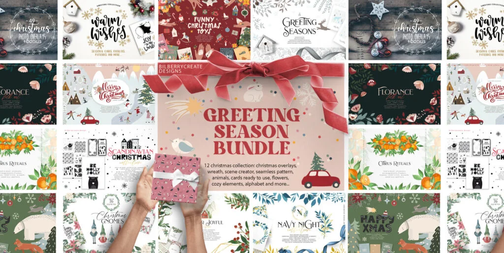 Greeting Season Bundle Graphics - Image 1