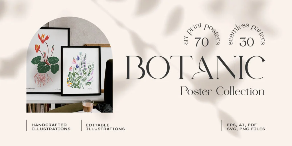 Botanical Prints Posters Graphics - Image 1