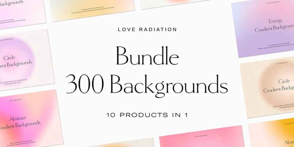300 Grainy Gradient Backgrounds Graphics - Image 2