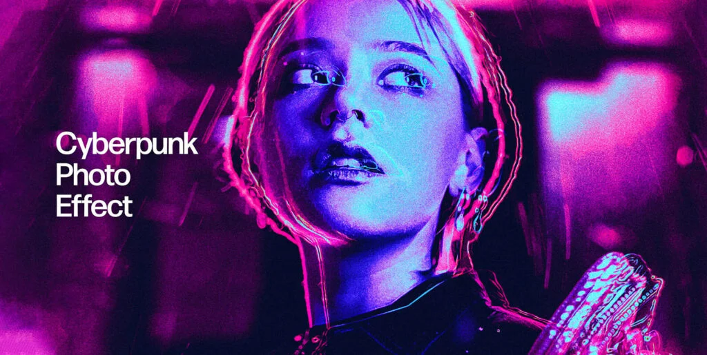 Cyberpunk Photo Effect Graphics - Image 2