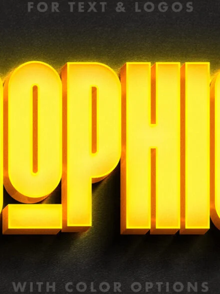 Glowing Logotype Effect Graphics - Image 4