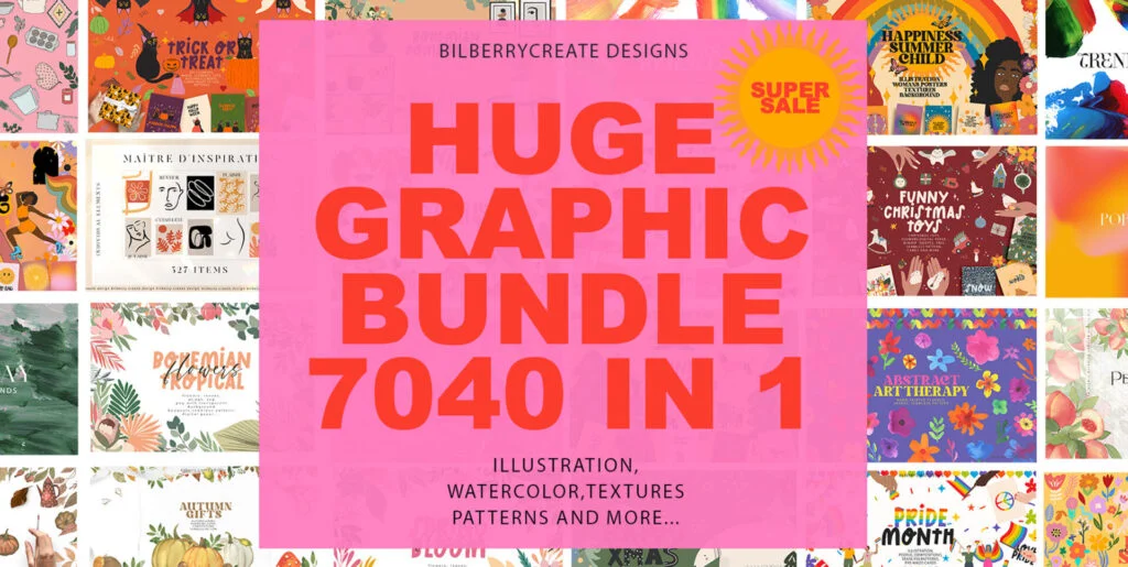 Huge Graphic Bundle 7040-in-1 Graphics - Image 2