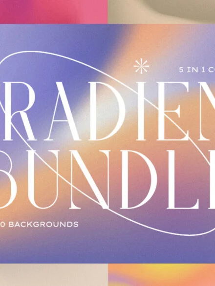 Grainy Gradient Texture Bundle Graphics - Image 1