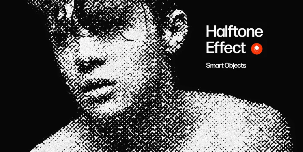 Bitmap Halftone Photo Effect Graphics - Image 2