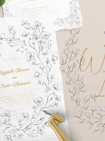 Wedding Invitation Collection Graphics - Image 2