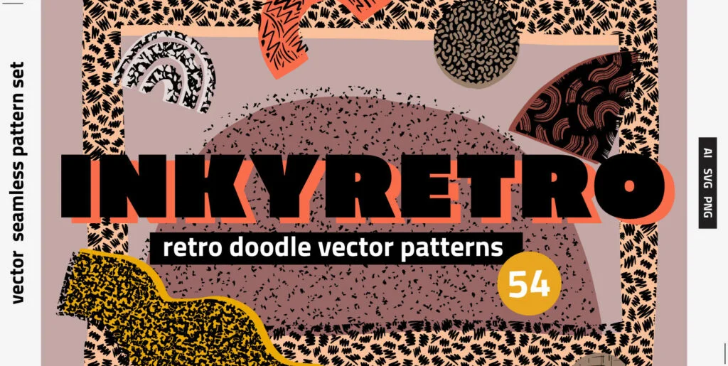 Inky Retro Graphics - Image 1