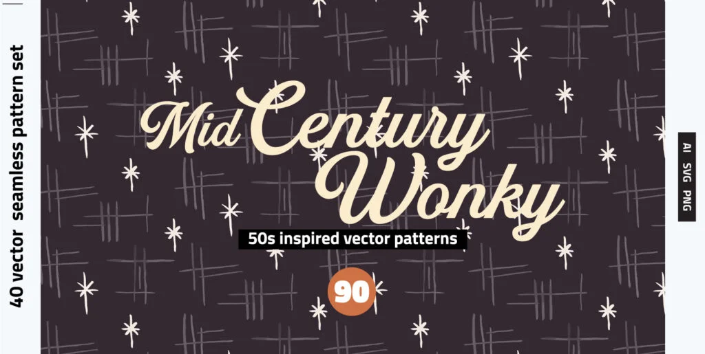 Wonky Mid Century Graphics - Image 1