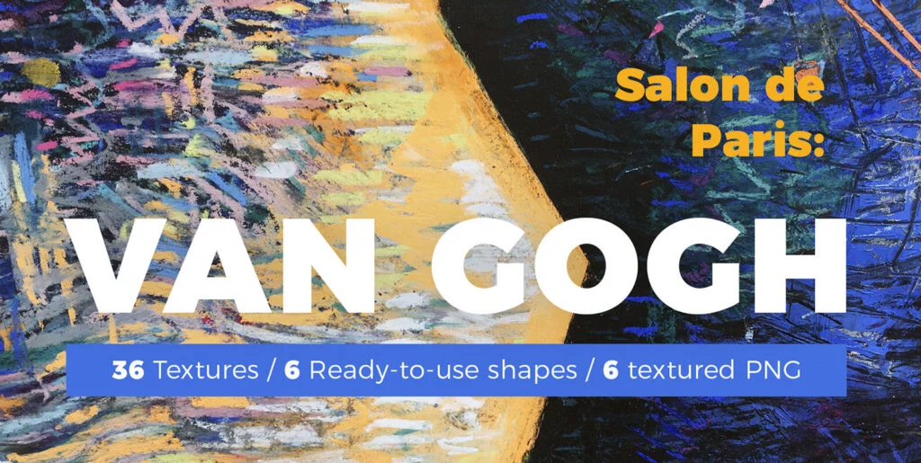 Van Gogh – Pastel Abstract Backgrounds Graphics - Image 1