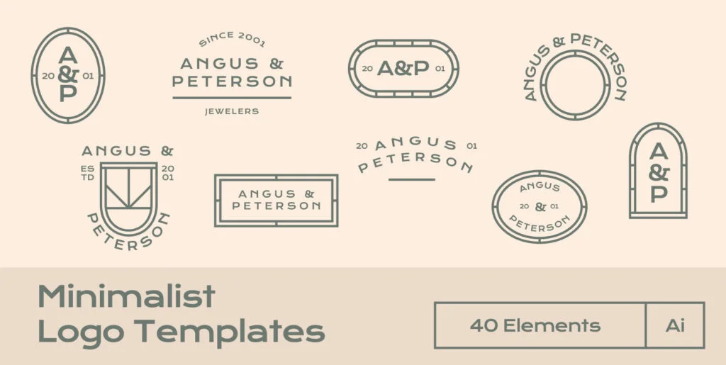 Minimalist Logo Templates Graphics - Image 2