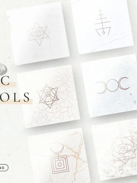 Minimalistic Magic Symbols Graphics - Image 1