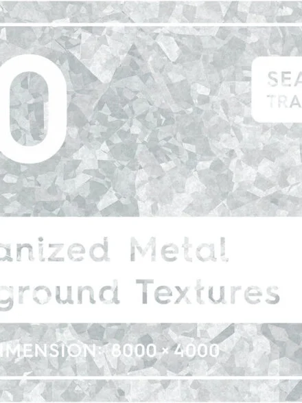 20 Galvanized Metal Background Textures Graphics - Image 1