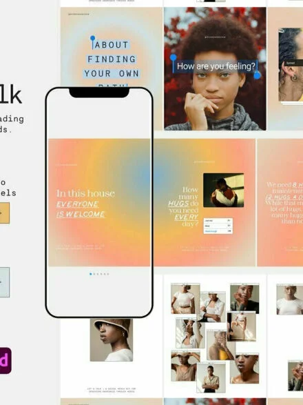 Let's Talk Carousel and Quotes Graphics - Image 9