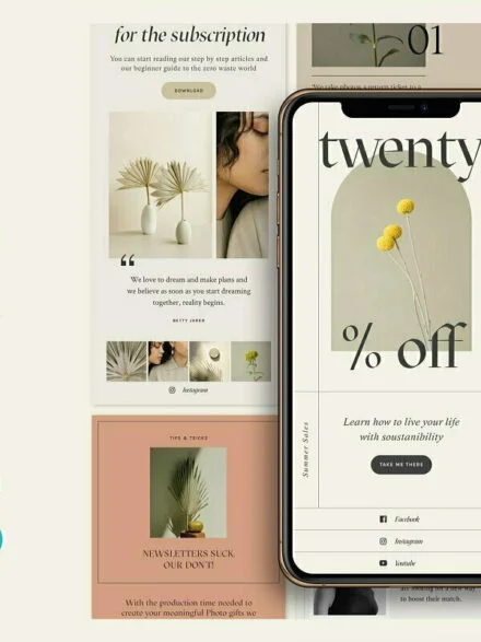 Sage Newsletter Templates Graphics - Image 2