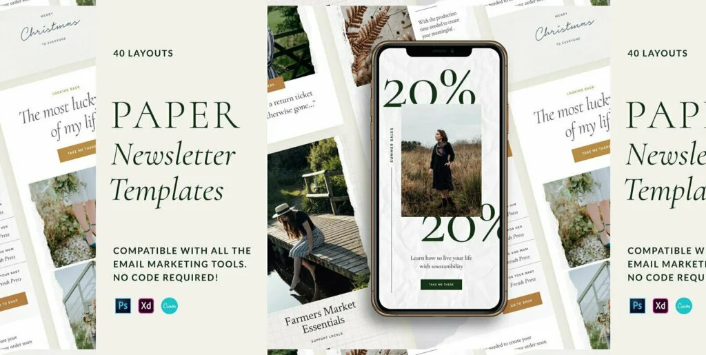 Paper Newsletter Templates Graphics - Image 2