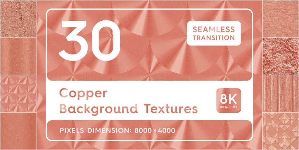 30 Copper Background Textures Graphics - Image 2