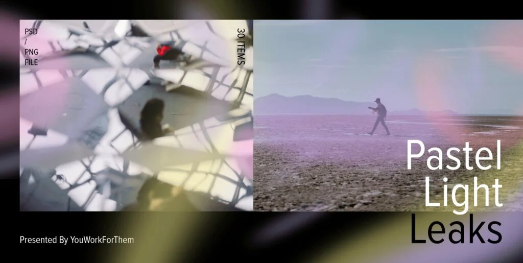 Pastel Light Leaks Graphics - Image 2