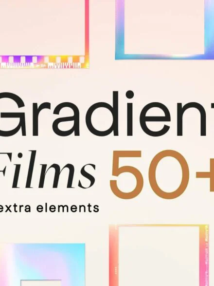 Gradient High Quality Film Frames Graphics - Image 2