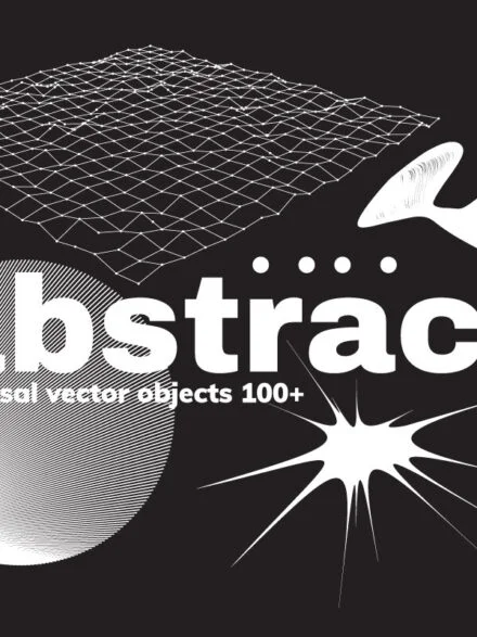 100Plus Abstract Vector Shapes Graphics - Image 3