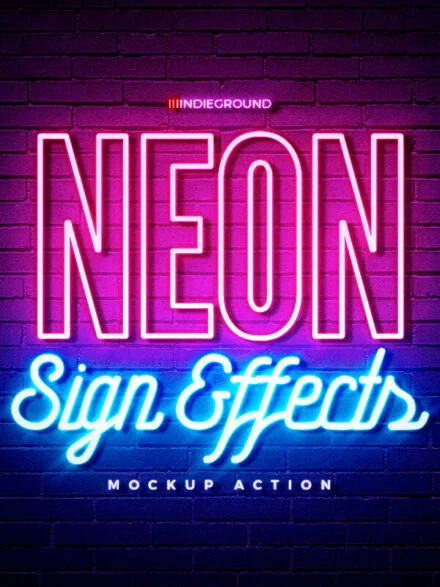 Neon Sign Effects Graphics - Image 1