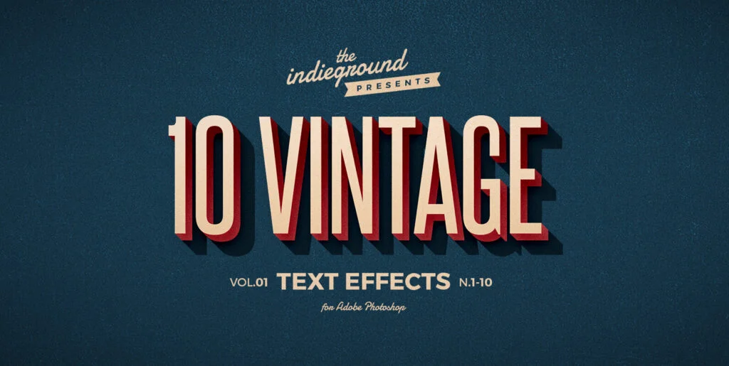 Retro Text Effects Vol.1 Graphics - Image 2