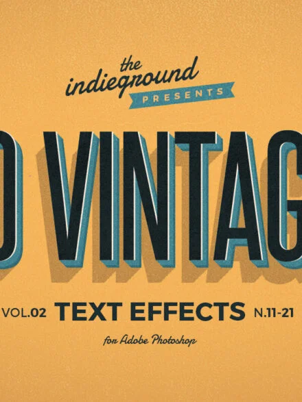 Retro Text Effects Vol.2 Graphics - Image 2